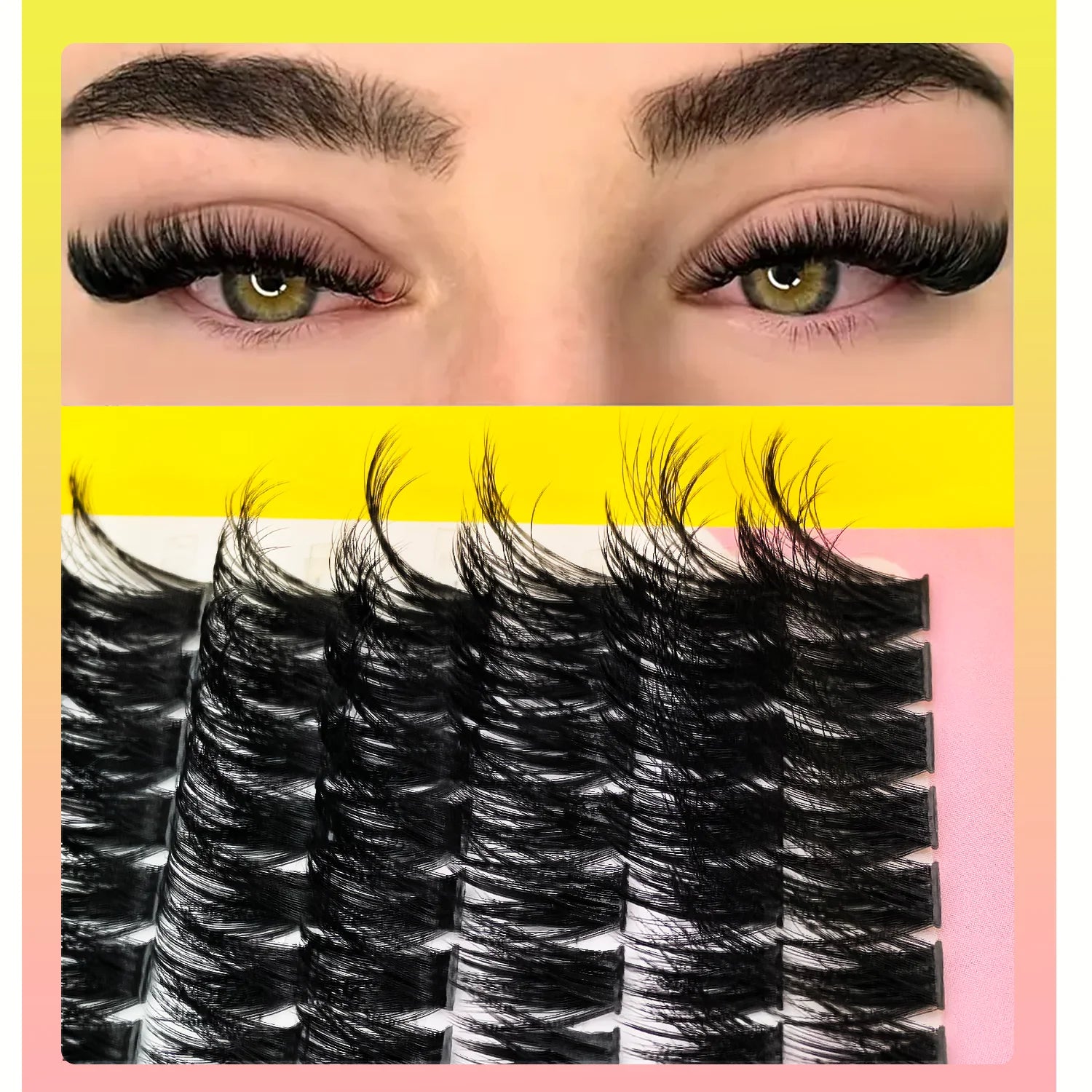Faux Cils Clusters